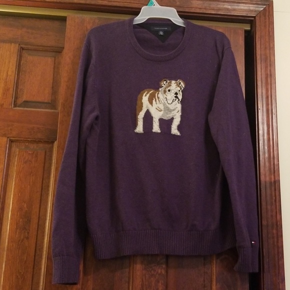 tommy hilfiger bulldog sweater